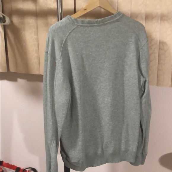 Men Medium Jordan Gray Sweater - Picture 4 of 5
